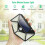100LED Solar Powered PIR Motion Sensor Light Outdoor Garden Wall Light Bright UK 6