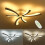 Living And Home (Dimmable Light) Unique V-shaped LED Ceiling Light Chandelier Lamp Fixture 4
