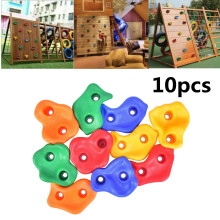 10PCS Kids Climbing Stones Rocks Outdoor Climbing Point Wall Hold