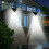 100LED Solar Powered PIR Motion Sensor Light Outdoor Garden Wall Light Bright UK 11