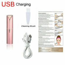 (ROSEGOLD ) Flawless Facial Hair Remover, USB Rechargeable,18k Gold
