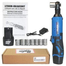 Cordless Electric Ratchet Wrench Kit,40Ft-lb 3/8"Power Ratchet Wrench
