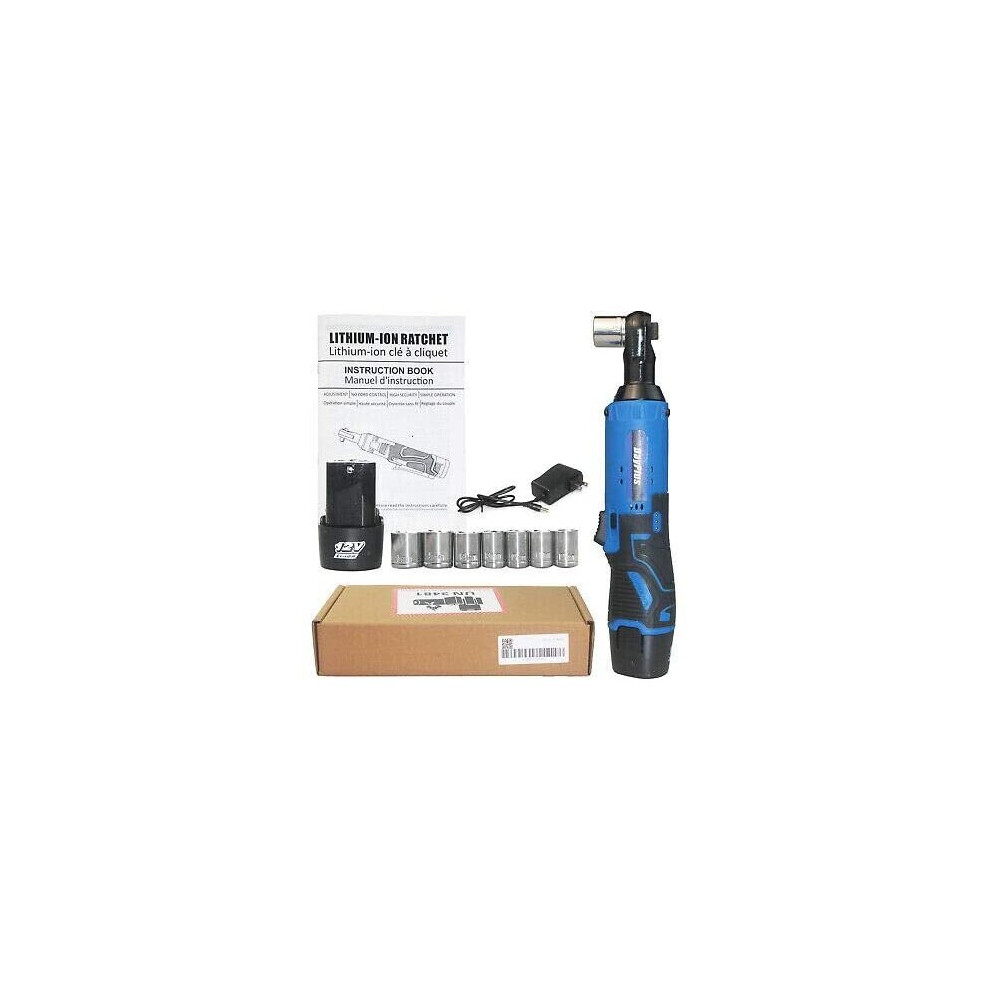 Cordless Electric Ratchet Wrench Kit,40Ft-lb 3/8"Power Ratchet Wrench