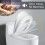 Square Shape Soft Close Quick Release Family Toilet Seat  White 4