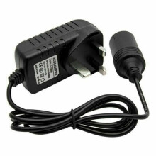 UK Plug to 12V Socket Adapter Car Cigarette Lighter Power Converter