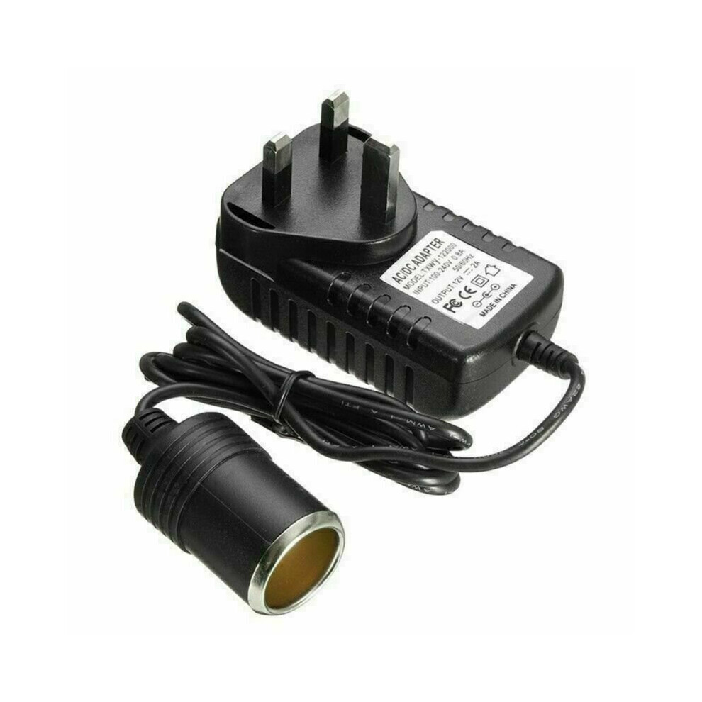 240V To 12V Adapter Car Cigarette Lighter Power Converter 7381457033029