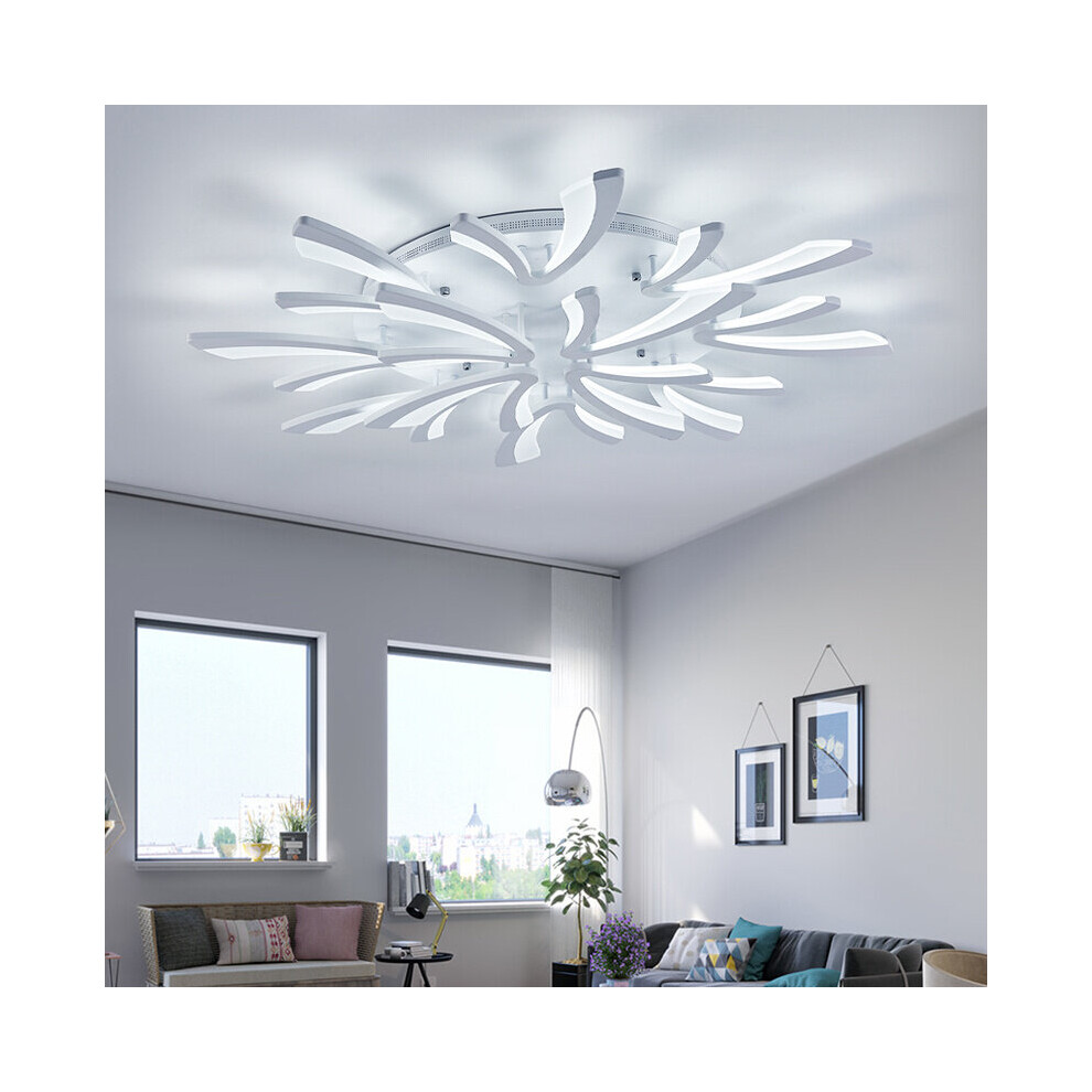 (Cool White) Modern Living Room LED Ceiling Light Chandelier Lamp