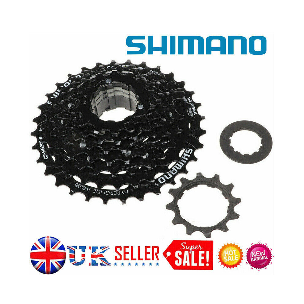 SHIMANO CS-HG200 8/24 Speed MTB Road Bike Cassette Sprocket 14-32T Freewheel UK