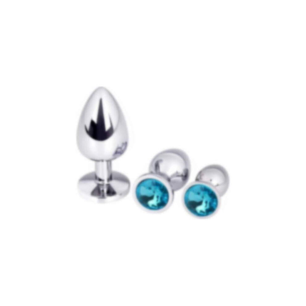 Forocean 2020 - Set Per Principianti In Acciaio Inox, 3 Pezzi, Colore: Blu 5056461251869