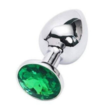Gioco in acciaio inossidabile con gioiello, colore verde, 3 pezzi