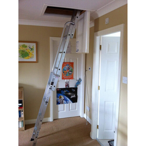 Youngman 313340 Easiway Aluminium 3-Section Loft Ladder 2