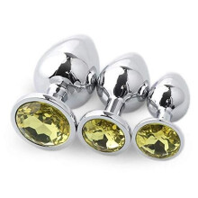 3 PCS Stainless Steel Comfortable in Anaywhere You Want Toy or Your Lover