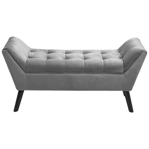 Living And Home (Grey) Ottoman Bed End Sofa Couch Chair Footstool 2