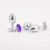 3Pcs 3 Size Stainless Steel Trainer Kits - Beginner Starter Set (Purple ? 7