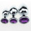 3Pcs 3 Size Stainless Steel Trainer Kits - Beginner Starter Set (Purple ? 3