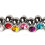 Purple Multi-Piece Suit Waterproof and Metal Beads with Crystal ry Behind Play Toy 1