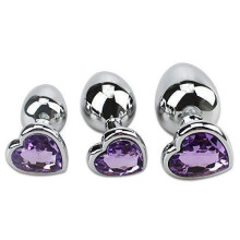 Tyufgt6u Ensemble de 3 diamants en acier inoxydable pour homme ou femme, ce qui fait une surprise pour votre amoureux chaque fois que vous vous pliez
