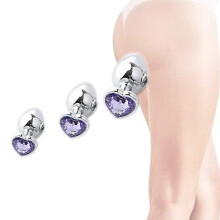 tyufgt6u Man-made Gem Design Diamond Crystal Jewel Massage Metal Booty