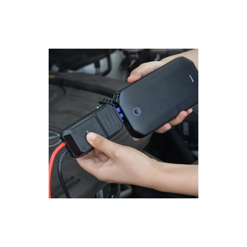 (Black) Portable Car Jump Starter