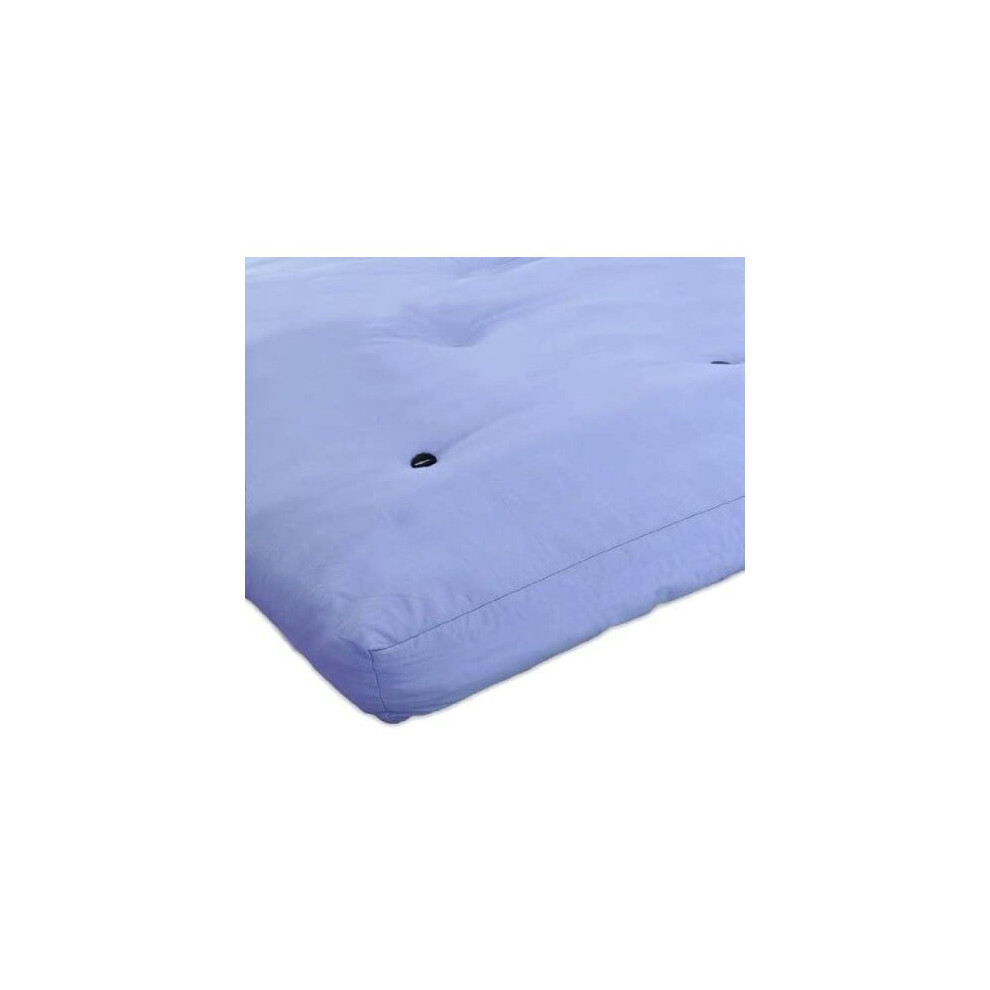 (Lilac) 3 Seater Reflex Foam Futon Mattress Only
