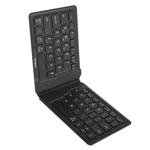 Targus Targus Ergonomic Foldable UK QWERTY Bluetooth Antimicrobial Keyboard AKF003 1