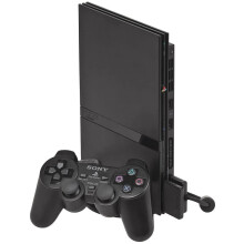 Sony Playstation 2 PS2 Slimline Black Console - Refurbished