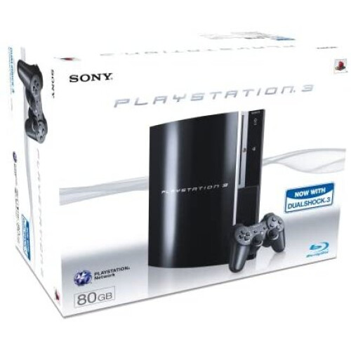 Refurbished Playstation Sony Playstation 3 PS3 Console & Controller - 80GB Model