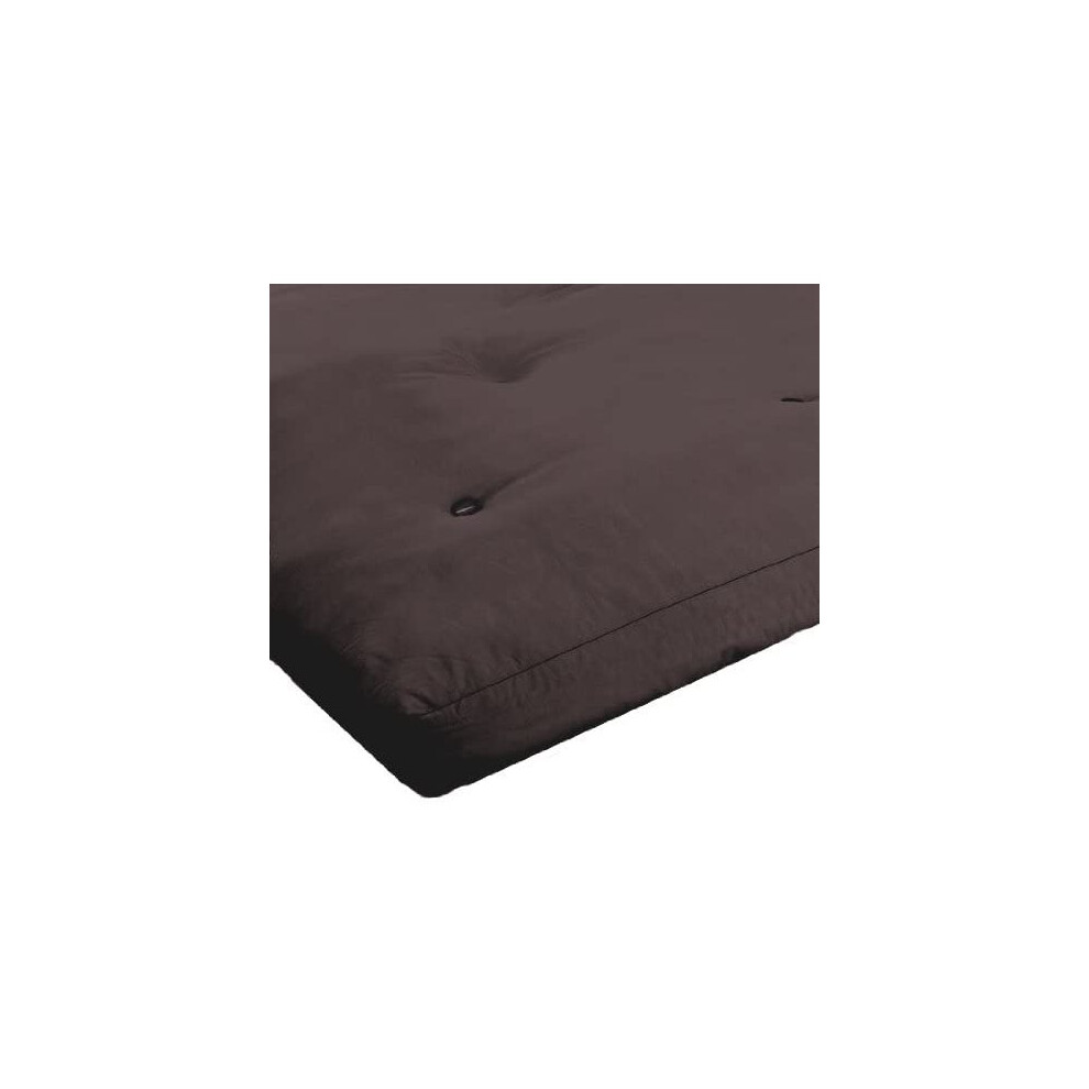 (Brown) 2 Seater Reflex Foam Futon Mattress Only