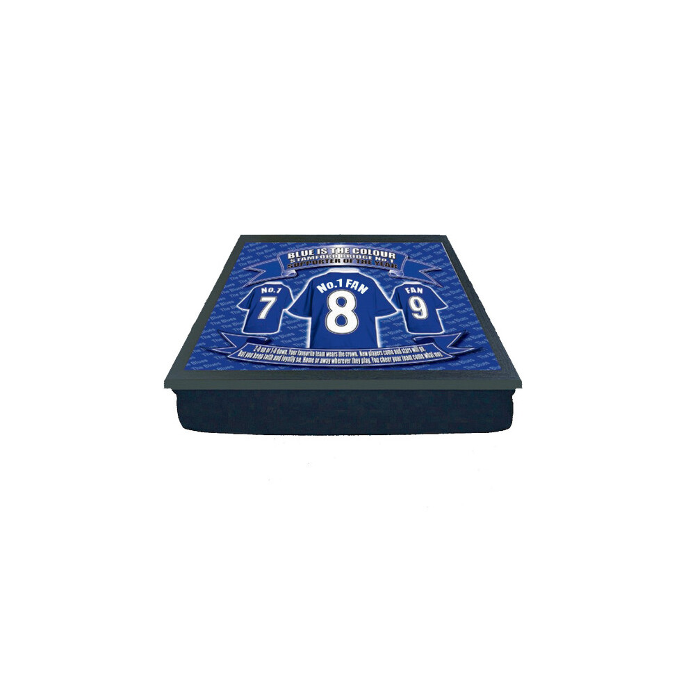 Personalised Gift Products Chelsea Cushion Lap Tray Football Shirt Gift