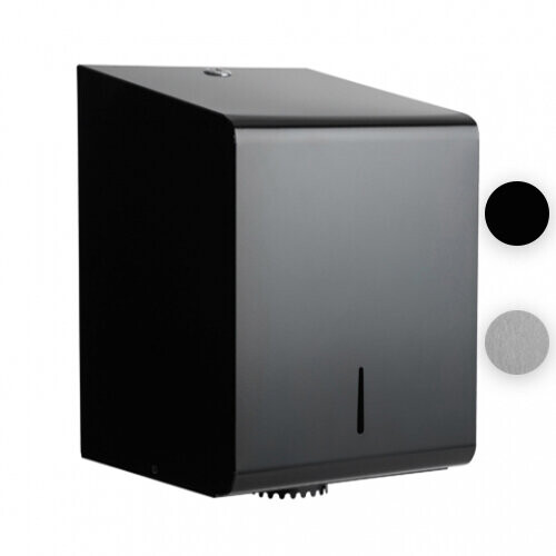 Pro-Kleen (Black) Steel Centrefeed Roll Dispenser in 2 Finishes