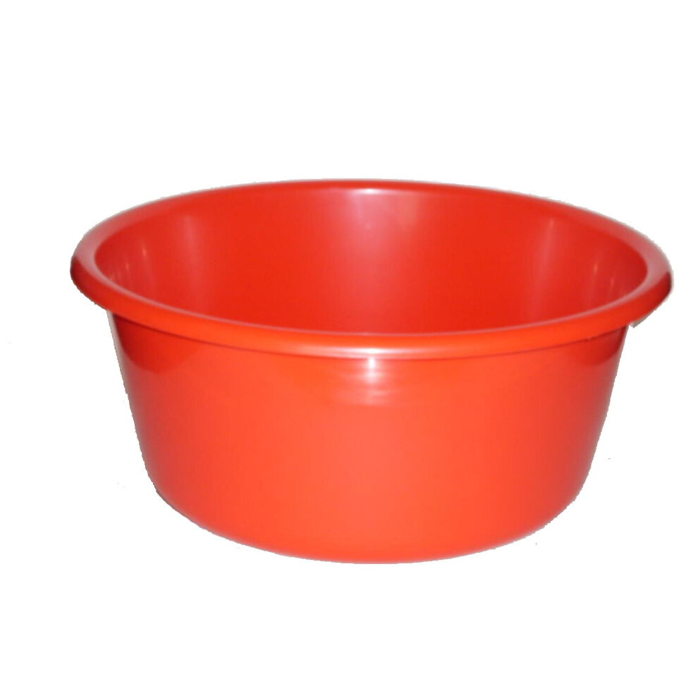 (Red) Washing Up Bowl 14" Round