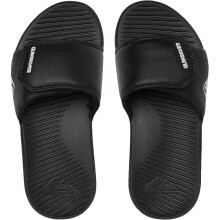 (4.5 UK, Black) Quiksilver Boys Kids Bright Coast Adjustable Sandals Slides Flip Flops Sliders