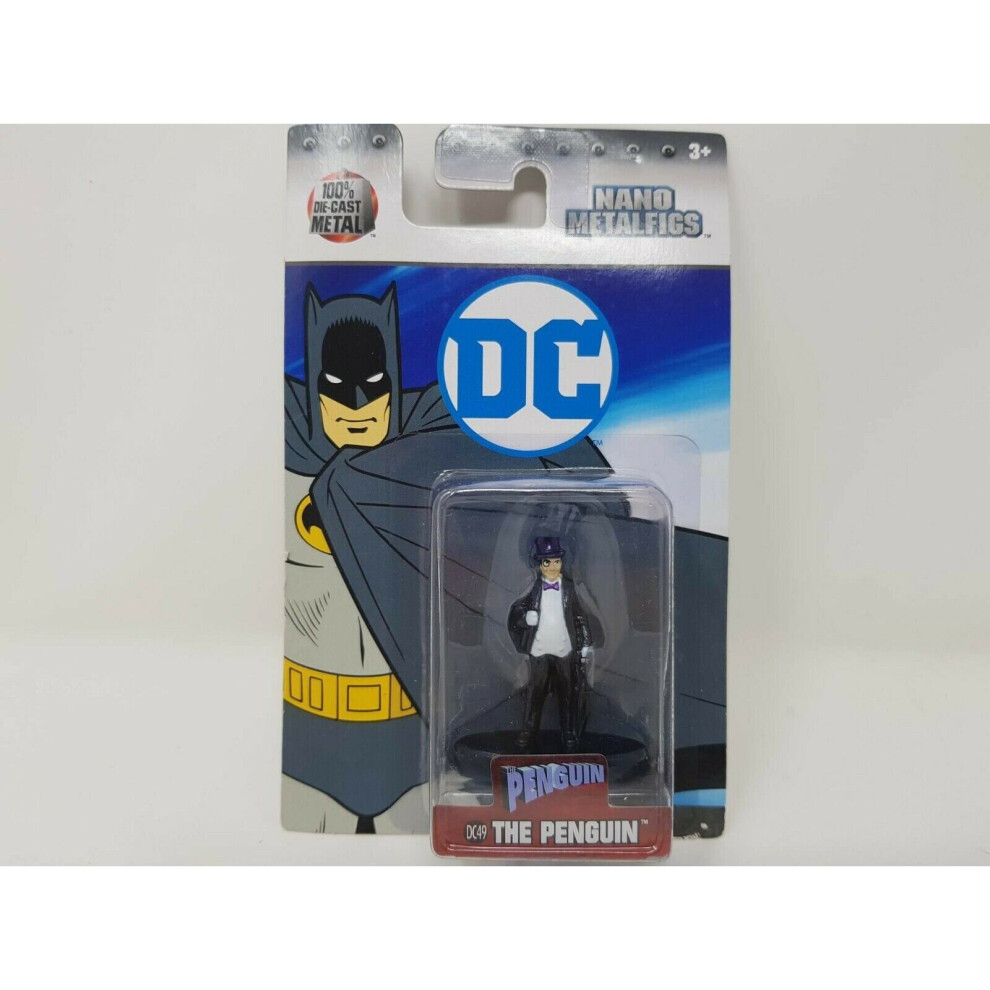 Dc Comics Jada 1.65'' Nano Metalfisg The Penguin Action Figure Diecast