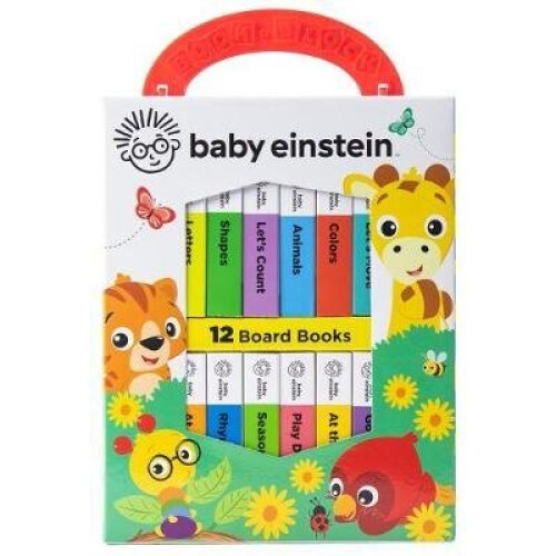Baby Einstein  My First Library Board Book Block 12Book Set  PI Kids
