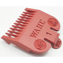 Genuine Wahl No. 1 Hair Clipper Comb Guide Attachment 3mm 1/8" Red