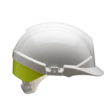 Centurion - REFLEX SAFETY HELMET WHITE C/W YELLOW REAR FLASH - White