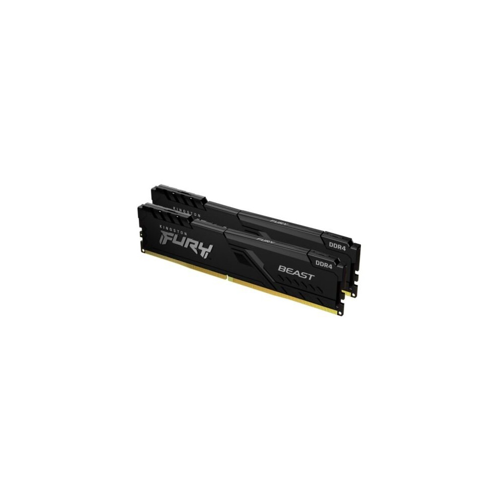 Kingston Fury Beast 16GB Kit (2 x 8GB), DDR4, 3200MHz (PC4-25600), CL16, DIMM Memory
