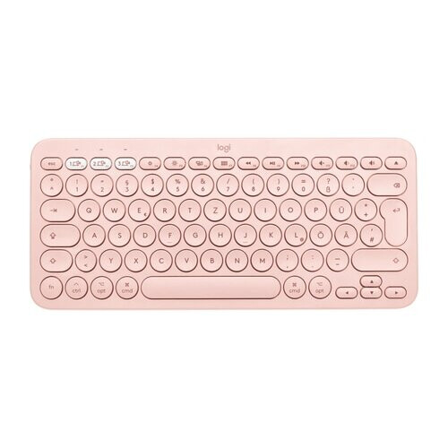 Logitech Logitech K380 For Mac keyboard Bluetooth QWERTY UK English Pink