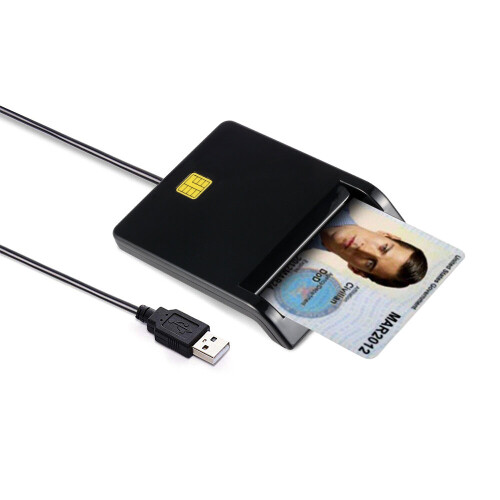 USB Smart Card Reader Common Access CAC ID IC ATM Bank Card Cloner 2