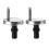 Heavy Duty Toilet Seat Soft Close White Oval Shape Quick Release Fixing Hinges 12