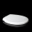Heavy Duty Toilet Seat Soft Close White Oval Shape Quick Release Fixing Hinges 11