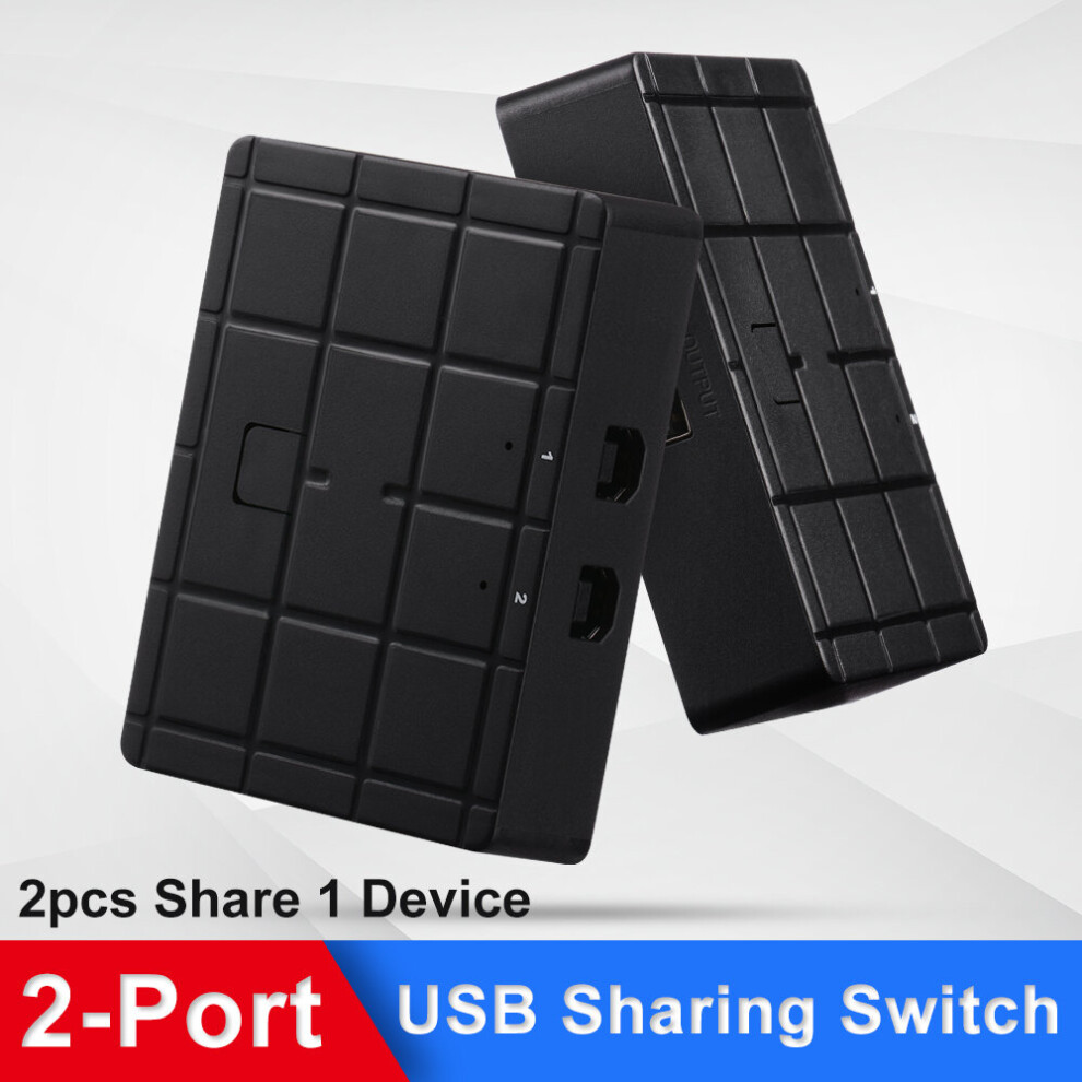 (2 Ports) Usb Device Sharing Switcher Box For Scanner Printer 7381457026779