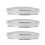 3pcs 37mm Click Clack Basin Waste Sink Push Button Pop Up Plug Replacement 2