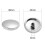 3pcs 37mm Click Clack Basin Waste Sink Push Button Pop Up Plug Replacement 7
