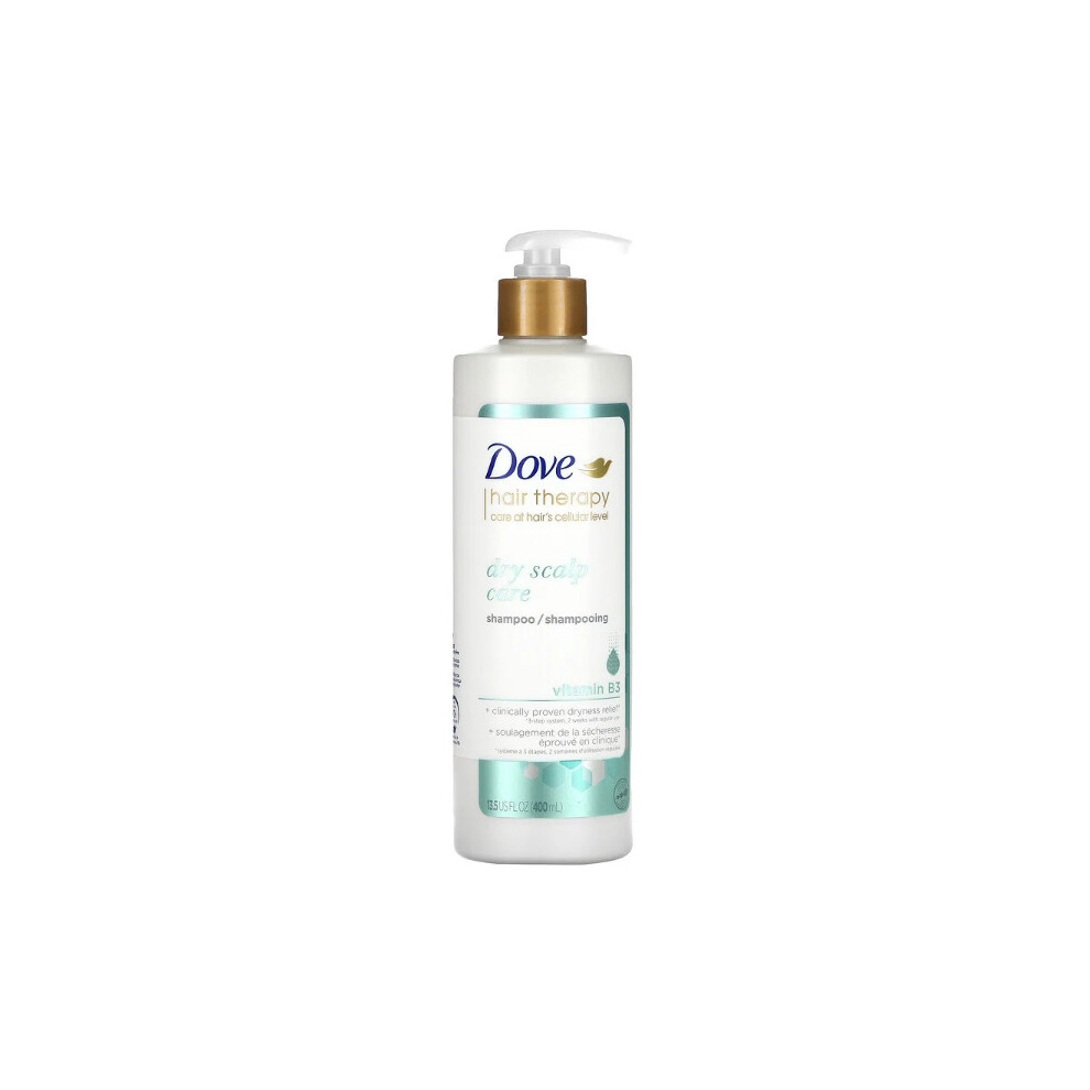 Dove, Hair Therapy, Dry Scalp Care Shampoo with Vitamin B3, 400ml