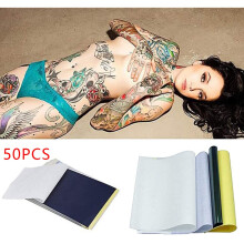 Tattoo Transfer Paper, 50 Sheets Stencil Transfer Paper for Tattooing, A4 Size