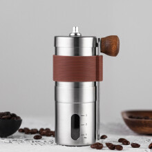 Manuelle Kaffeemühle – Mini, tragbar, aus Edelstahl, verstellbares Keramikmahlwerk, ideal für Reisen, Büro, Zuhause und Camping