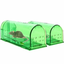 (Green-2PCS) 2PCS Mouse Trap Humane Live Catcher Rat No Kill