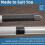 Soft Angled Indoor Kitchen Broom with Telescopic Handle, Silver - 78-132cm, Angled Head, 102789 4