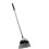 Soft Angled Indoor Kitchen Broom with Telescopic Handle, Silver - 78-132cm, Angled Head, 102789 1